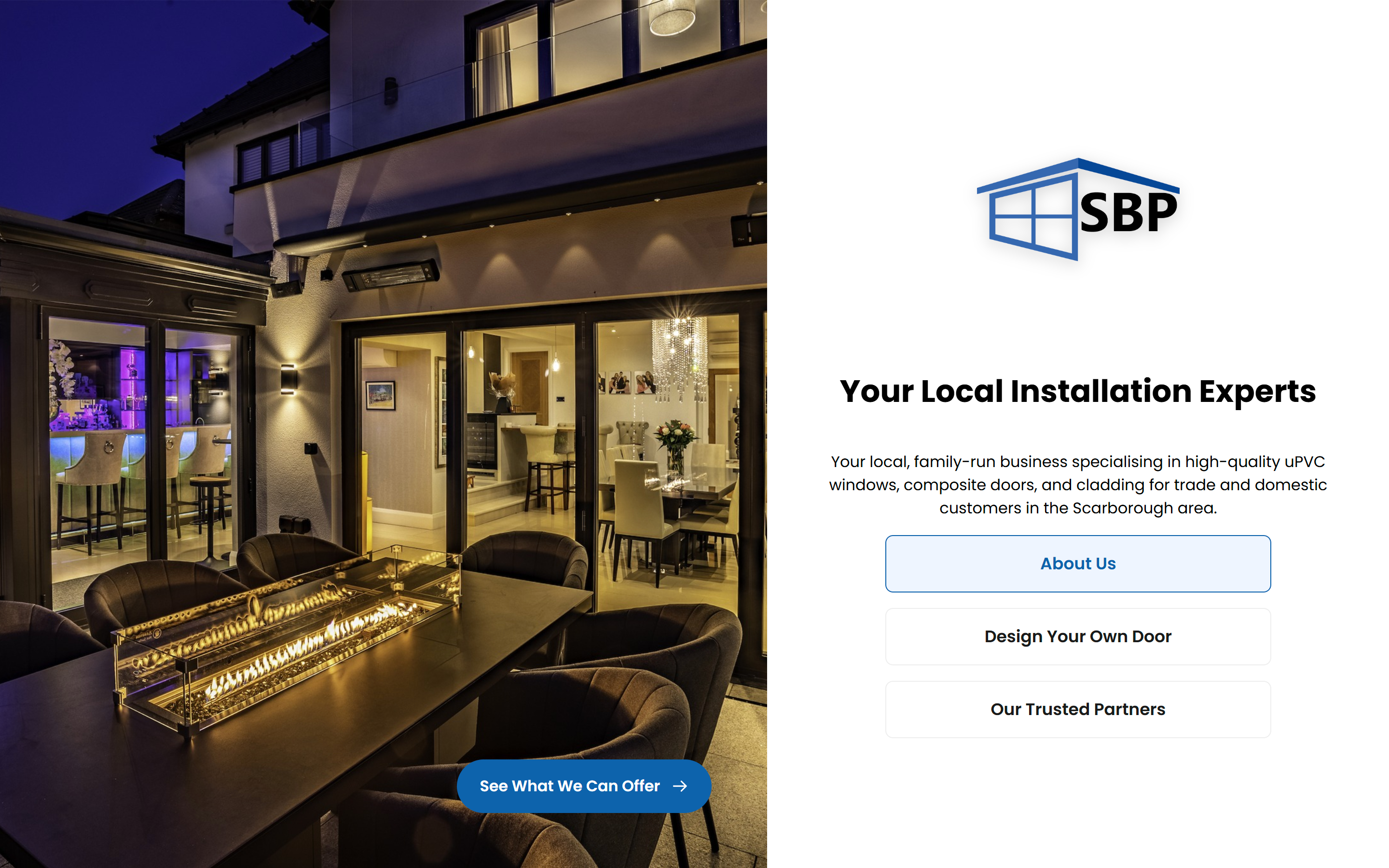 Preview of the Scarborough Building Plastics interactive kiosk